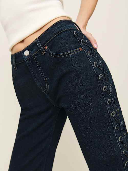 Abby Low Rise Straight Jeans