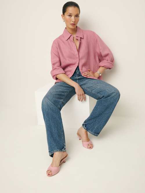 Winnie Peep Toe Heeled Mule