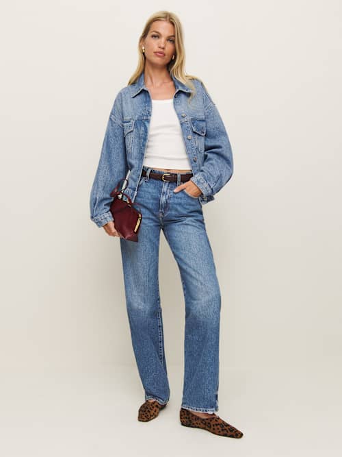 Luna Belted Denim Jacket