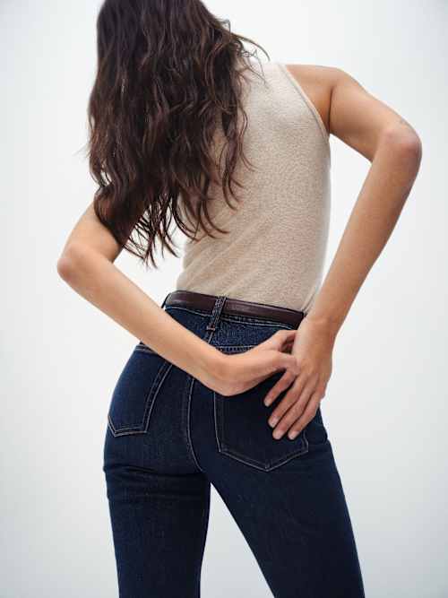 Jax Stretch High Rise Straight Jeans
