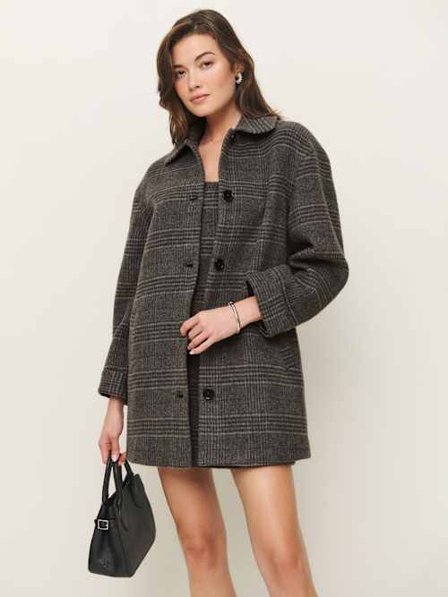 Kero　IRENE Shadow Plaid Jacket 1315894.1.CHARCOAL_PLAID?_s=