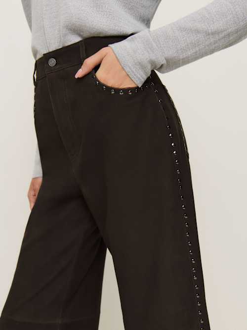 Veda Kennedy Studded Leather Pant