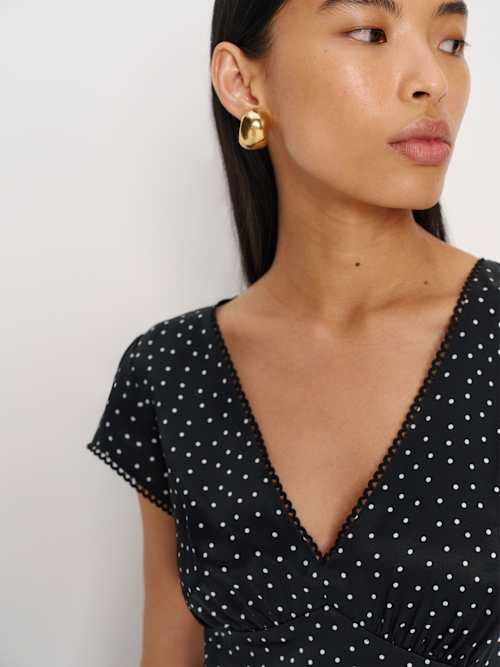 amelia silk dress reformation Amelia Silk Dress Reformation