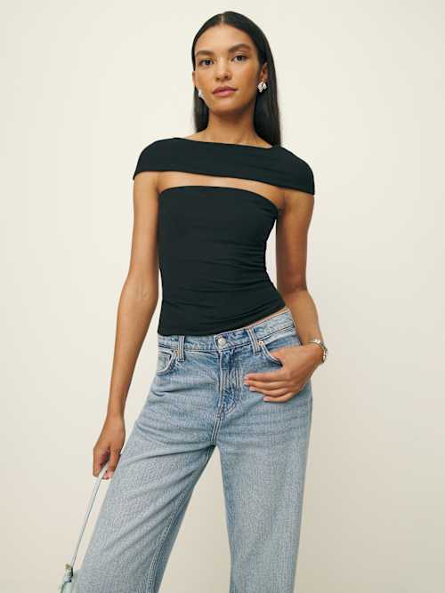 トップス thevirgins chain strap knit cami X-tra Strappy Cami Tank Criss Cross Front Top Sleeveless