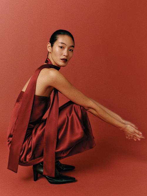 Petites Oren Silk Dress