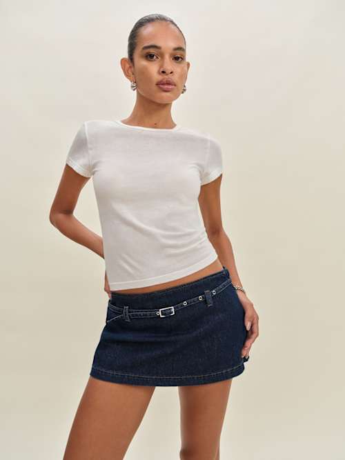 Primary image for Khloe Low Rise Denim Skort