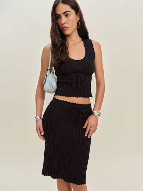 Skirt Knit Set