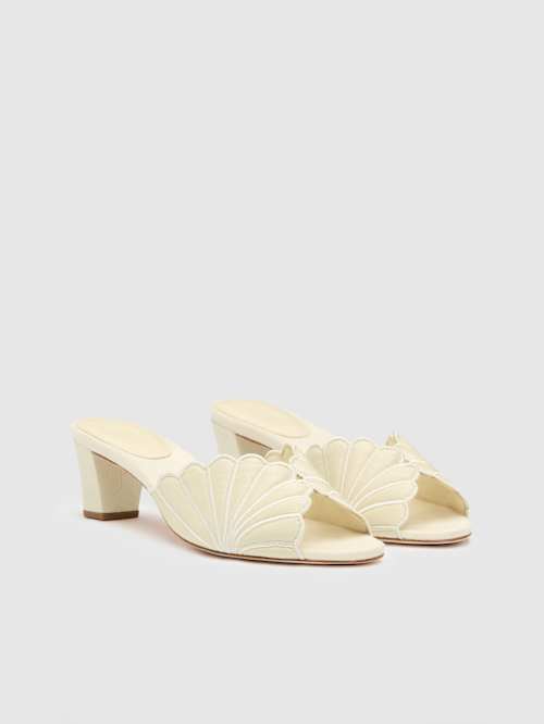 Waldena Block Heeled Mule