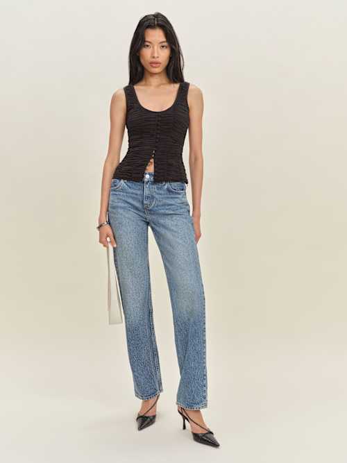 Reformation リフォーメーション アギー トップ Archer Top