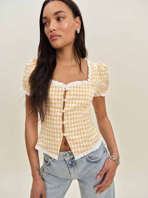 Reformation Emerald Knit Top | Shopbop
