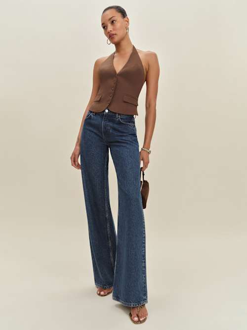 Aida Linen Vest