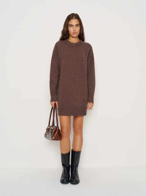 how to style chocolate brown dress Chocolate Brown Cape Leah Dress Tuckernuck Chocolate Brown / 2