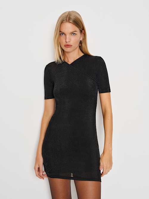 Reformation Lotus Knit Dress | Black | XL