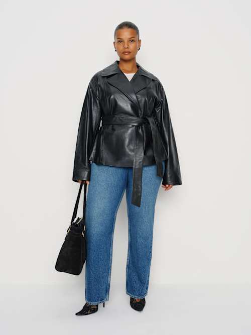 Veda Jaden Cropped Trench Es
