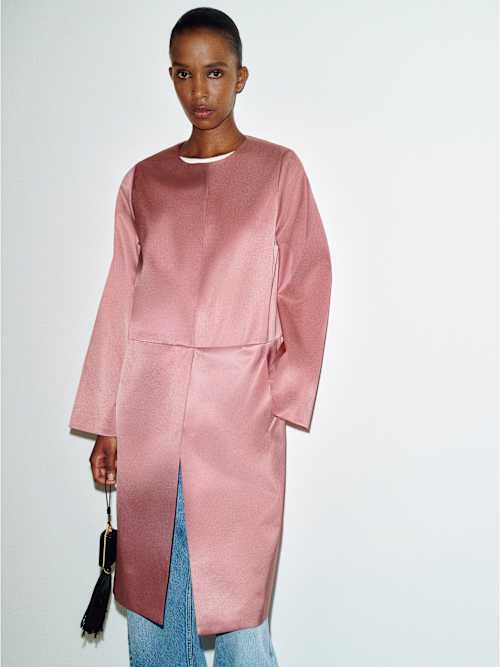 Stella Satin Coat, photo 3 of 6