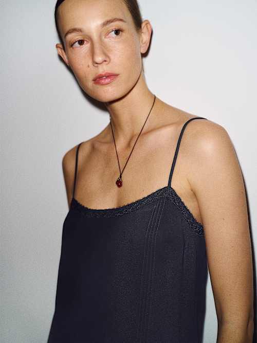 Reformation Delfina Dress | Black | Large