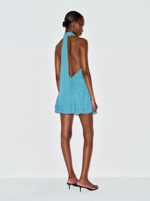 poplin bustier mini dress Tea Time Poplin Bustier Mini Dress