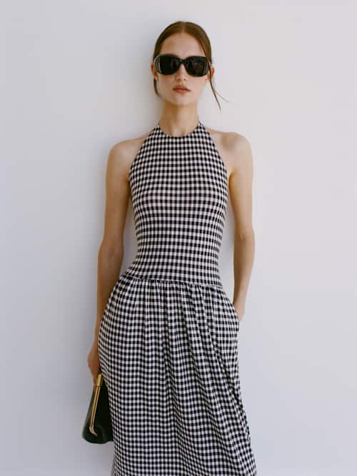 Reformation Clara Knit Dress | Black | XL