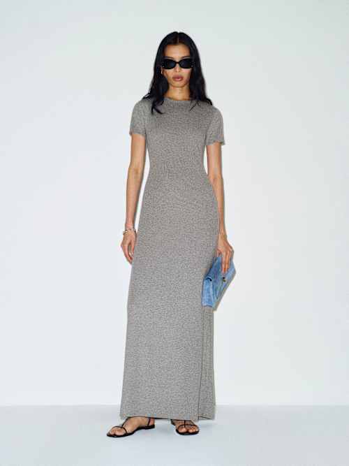 navy knit maxi dress Florian Knit Maxi Slip Dress in Electric Navy Beaded Cashmere Silk –  Gabriela Hearst main image 0