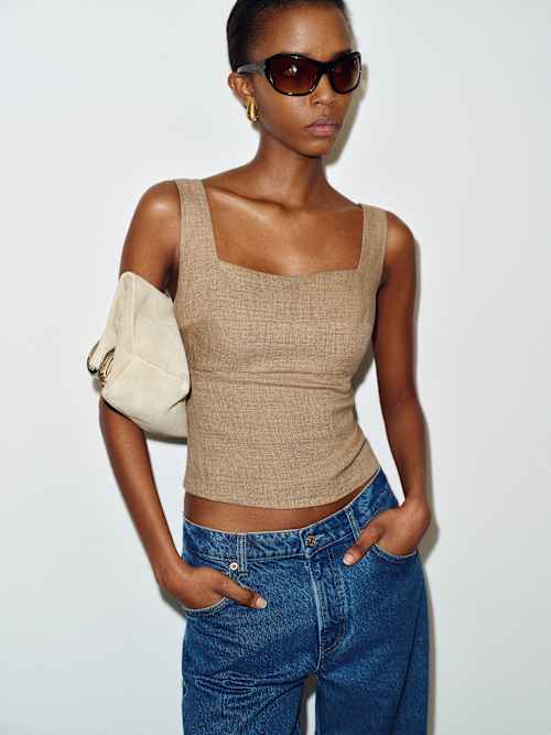 Clarence Linen Top