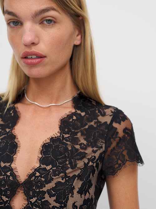 golden lace dress Juniper Lace Trim Satin Midi Slip Dress  Shop American Threads Online Yellow / L