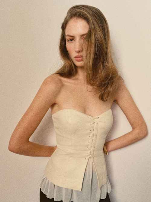 Colette Linen Top, photo 2 of 7
