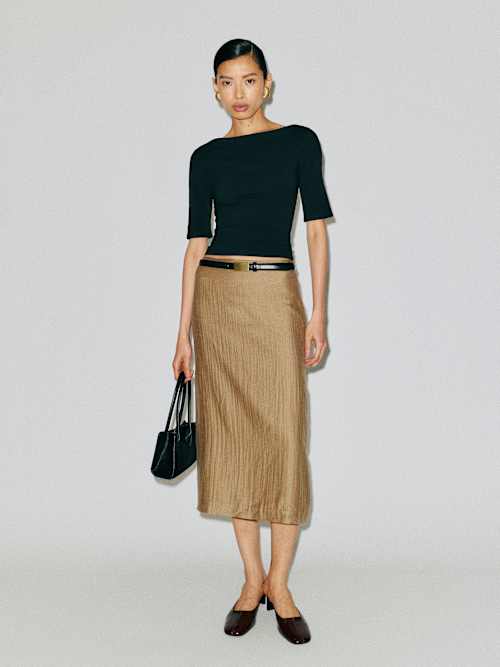 Helen Low Waist Midi Skirt - angle 1