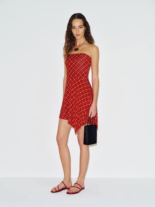 forina mini knit dress Gorgina Pink Knit Mini Dress - US 2