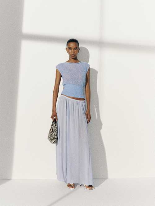 Top en alpaga transparent Rhiannon