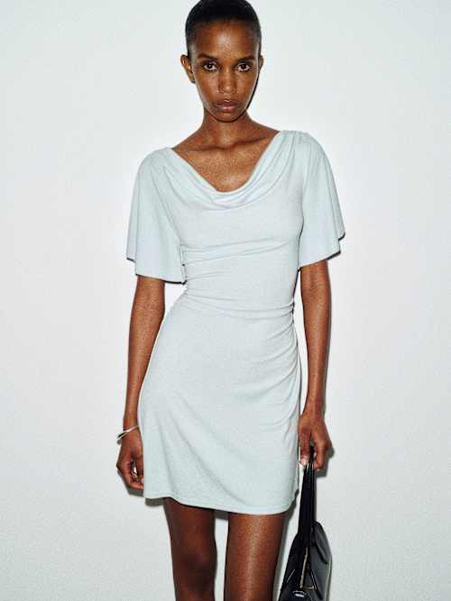 reformation nili knit dress Nina peony pink