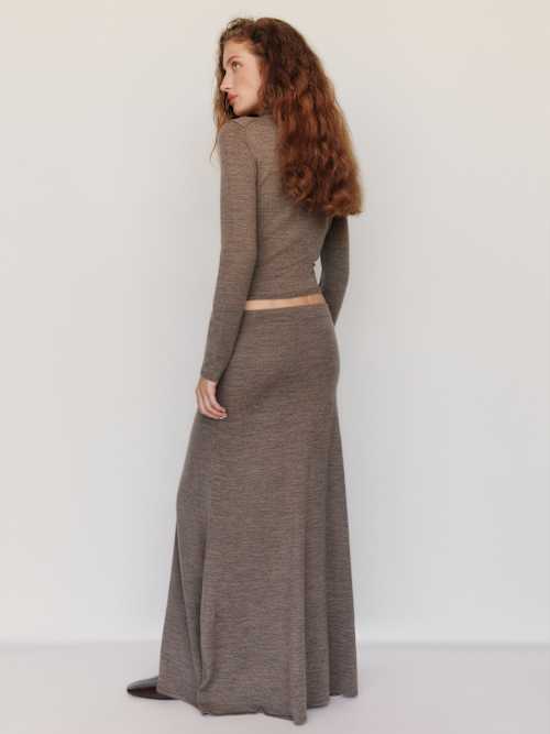 Danielle Regenerative Merino Skirt thumbnail 4