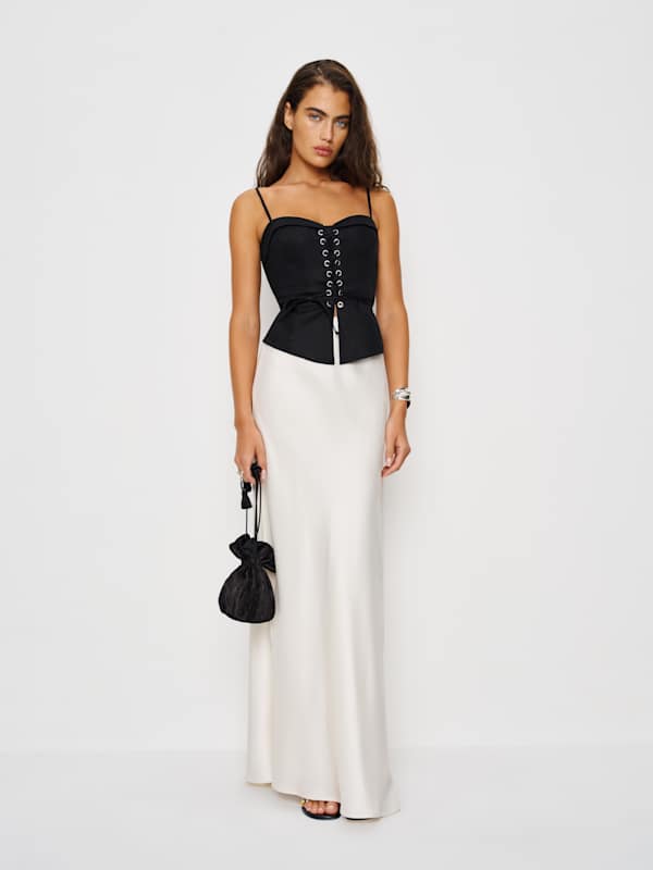 Clayten Linen Top - Black