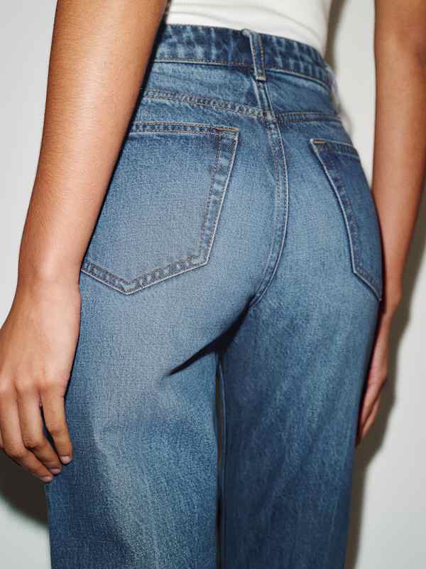 Cynthia High Rise Straight Jeans - Bruce