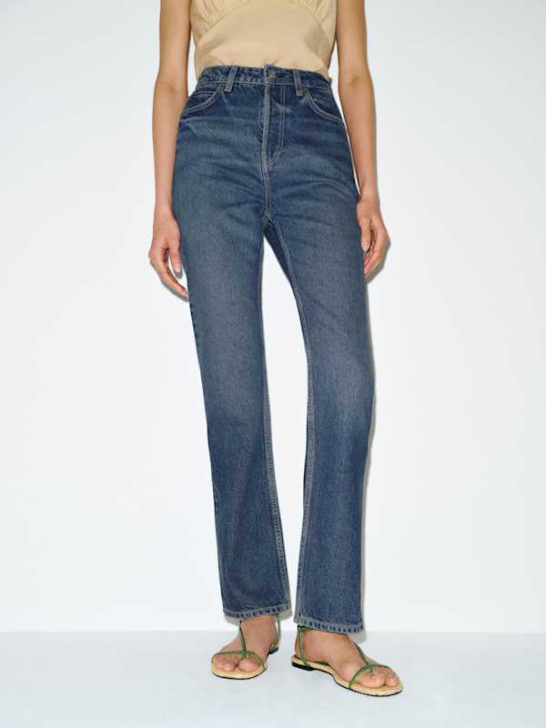 Cynthia High Rise Straight Jeans - Lanier