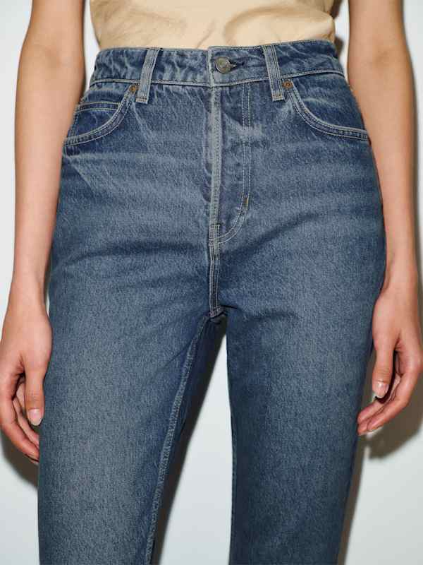 Cynthia High Rise Straight Jeans - Lanier