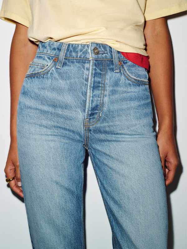 Cynthia High Rise Straight Jeans - Maiori