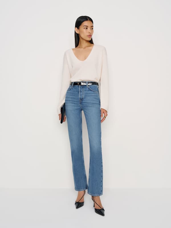Cynthia High Rise Straight Jeans - Naysa