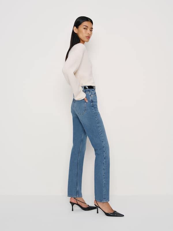 Cynthia High Rise Straight Jeans - Naysa