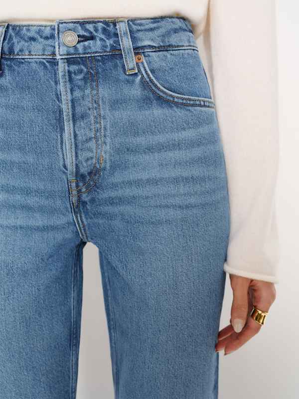 Cynthia High Rise Straight Jeans - Naysa