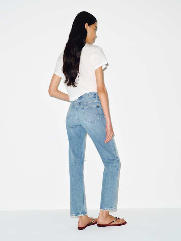Cynthia High Rise Straight Jeans - Praiano