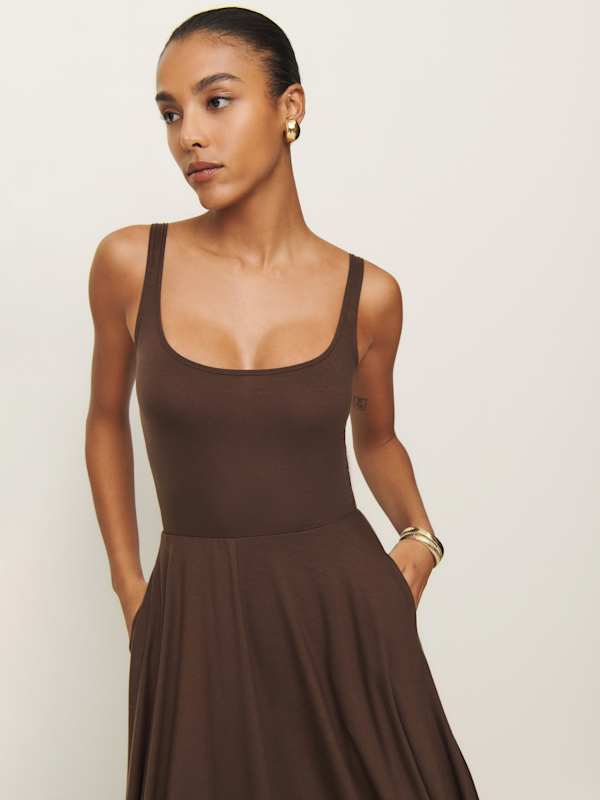 Rou Knit Dress - Cafe