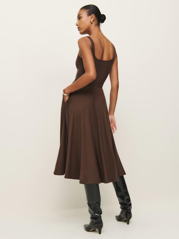 Rou Knit Dress - Cafe