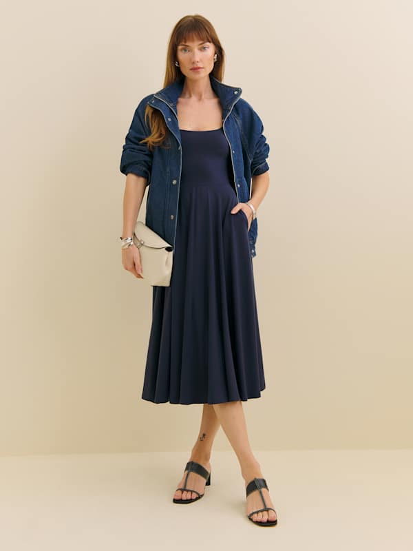Rou Knit Dress - Midnight