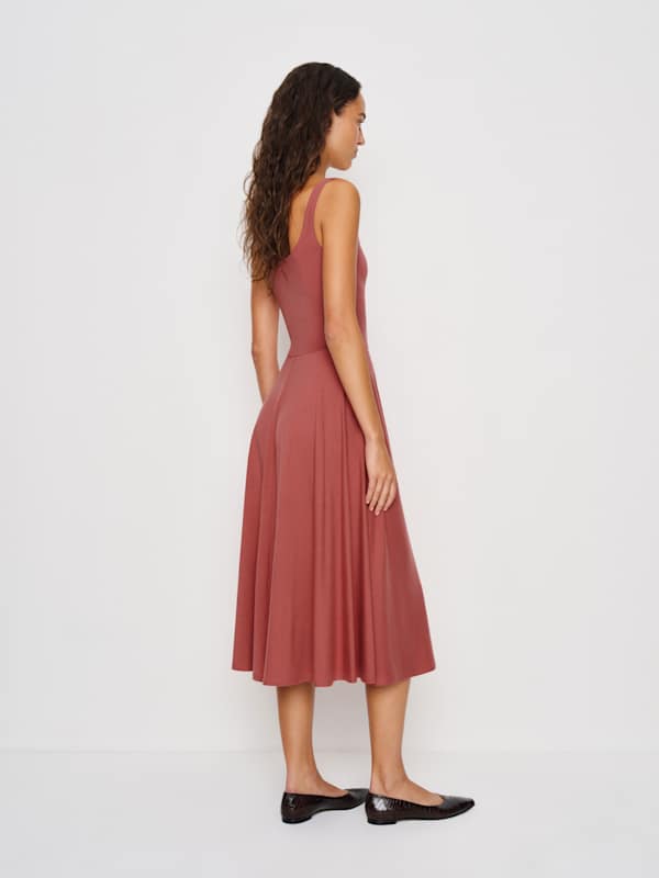 Rou Knit Dress - Rosewood