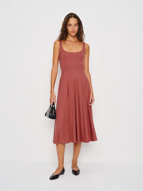 Rou Knit Dress - Rosewood