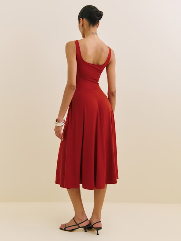 Rou Knit Dress - Sundried Tomato