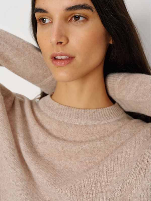 Cashmere Boyfriend Sweater - Barley