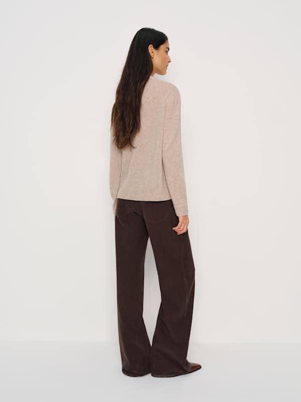 Cashmere Boyfriend Sweater - Barley