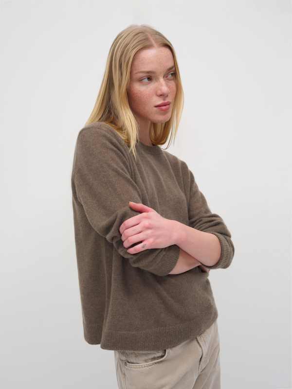 Cashmere Boyfriend Sweater - Dachshund