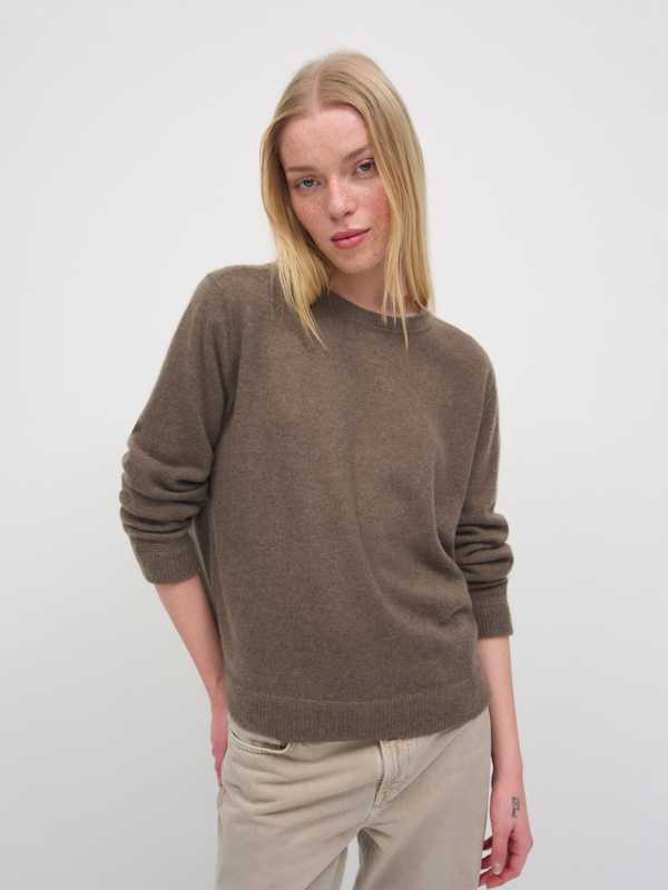 Cashmere Boyfriend Sweater - Dachshund